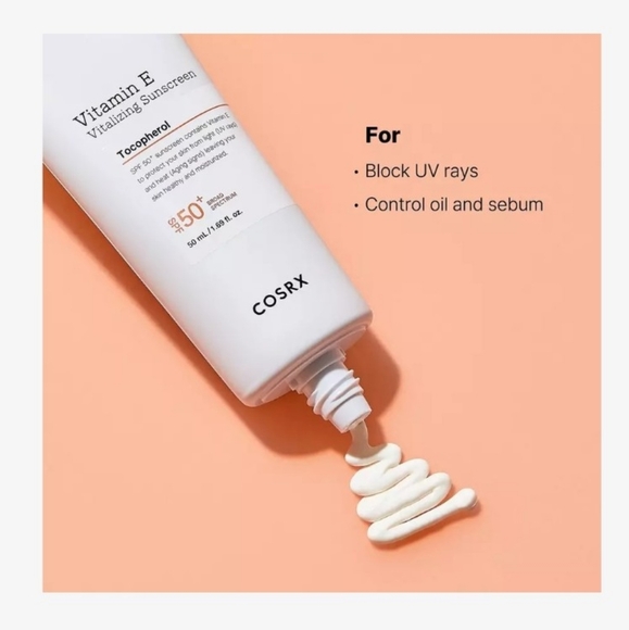 COSRX Vitamin E Sunscreen SPF 50+ - Picture 2 of 3